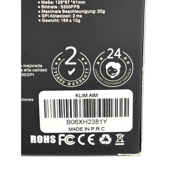 Klim AIM RGB‎ Backlight Gaming Mouse B06XH2381Y Macro Programmable Wired Mac/PC - Picture 10 of 12